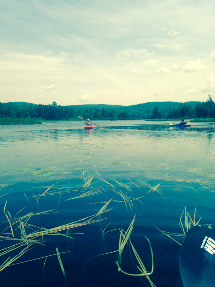 kayaking in Pillsbury State Park